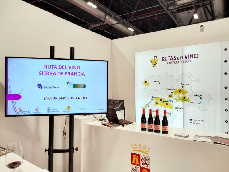 Los productos enoturísticos de la Ruta del Vino Sierra de Francia se promocionan en FITUR 