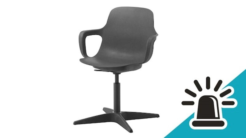 Retirada una silla de Ikea por problemas de seguridad