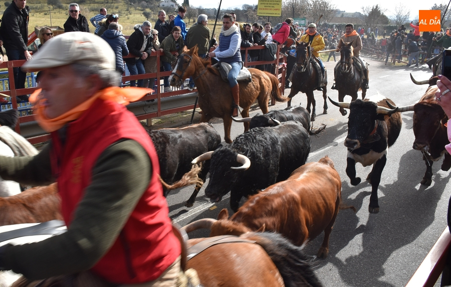 Un segoviano de 26 años sufre una doble cornada en el encierro a caballo