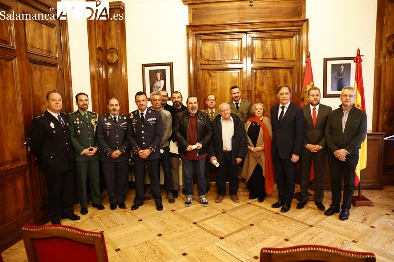 Jorge García Romero recibe la Medalla al Mérito de la Protección Civil en Salamanca