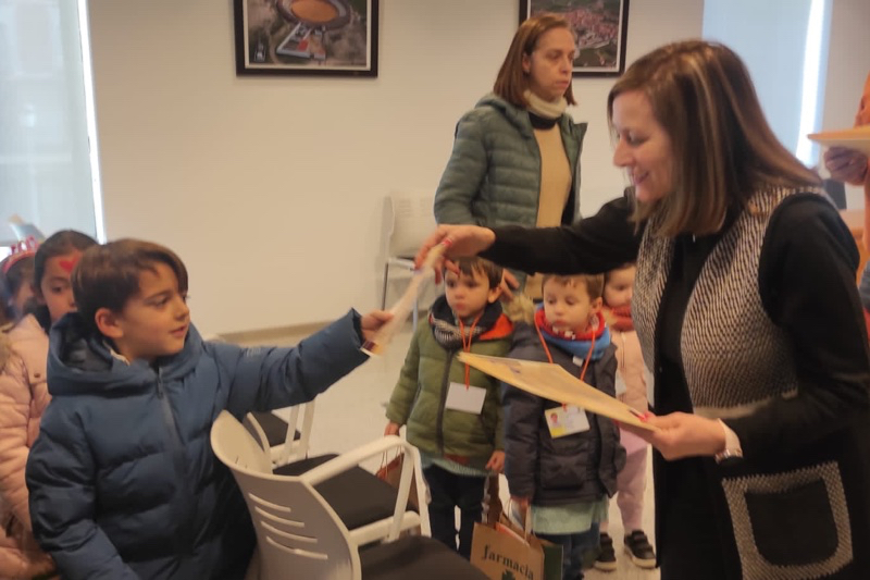Los más pequeños del Ceip Miguel de Unamuno viven una intensa jornada de visitas en la ciudad