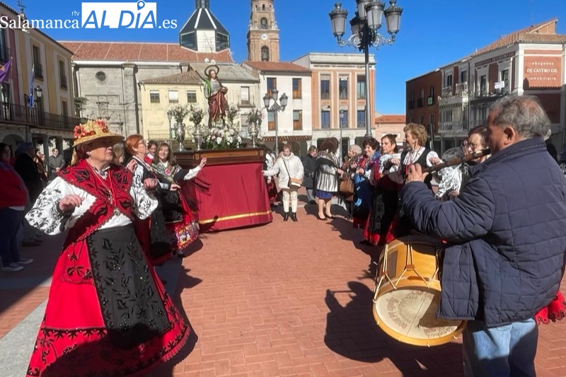 Gran ambiente y emociones protagonizan la festividad de Santa Águeda en Peñaranda