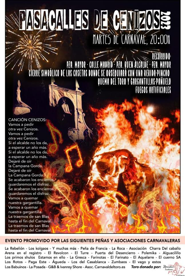 El Pasacalles de Cenizos, promovido por 29 peñas y asociaciones, tendrá un recorrido diferente