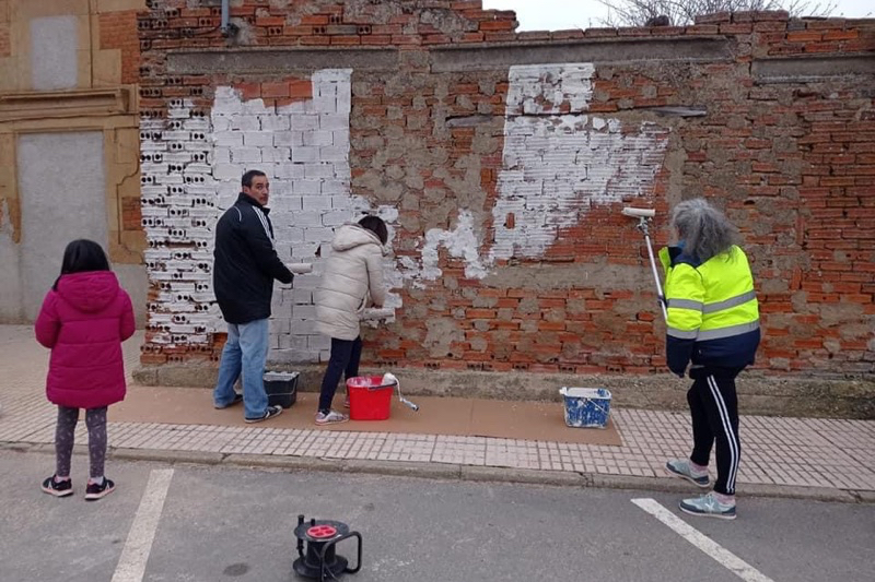 Un gran mural o una exposición, ideas de Villoruela se Mueve para conmemorar el Día de la Mujer