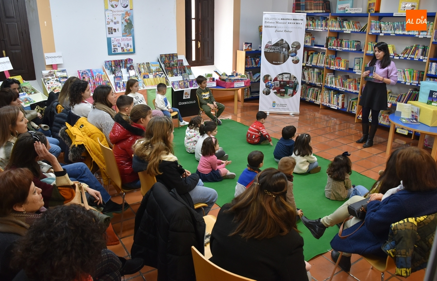 Inma Serrano comparte con los niños mirobrigenses su cuento ‘Cree en ti’
