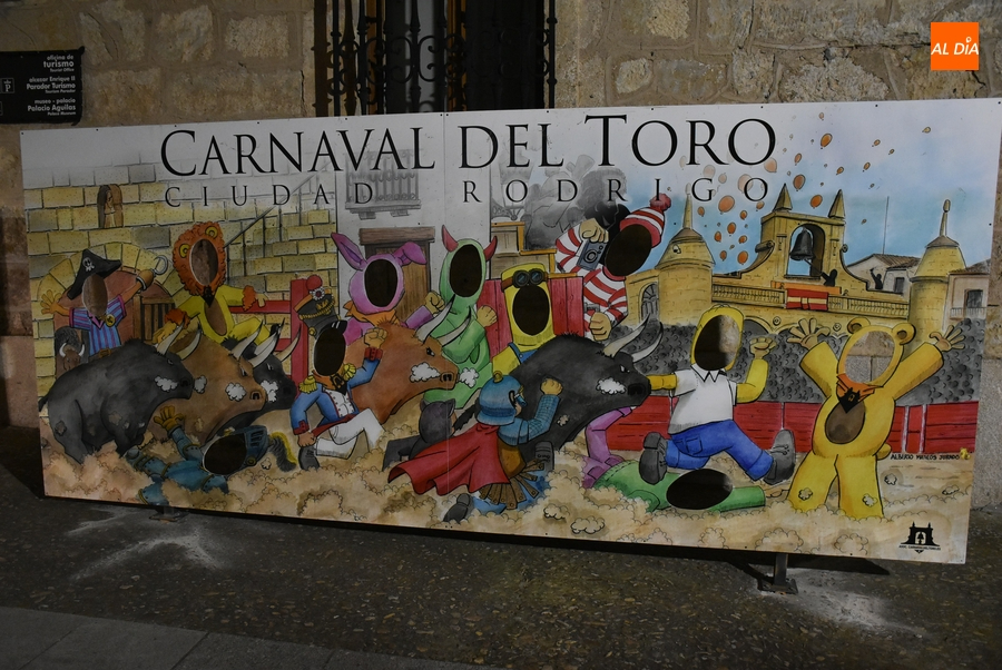 Instalado en la calle Juan Arias el photocall carnavalero