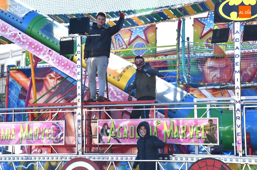 Avanza la preparación del recinto ferial y la Plaza mientras la Plazuela del Buen Alcalde ya está a punto