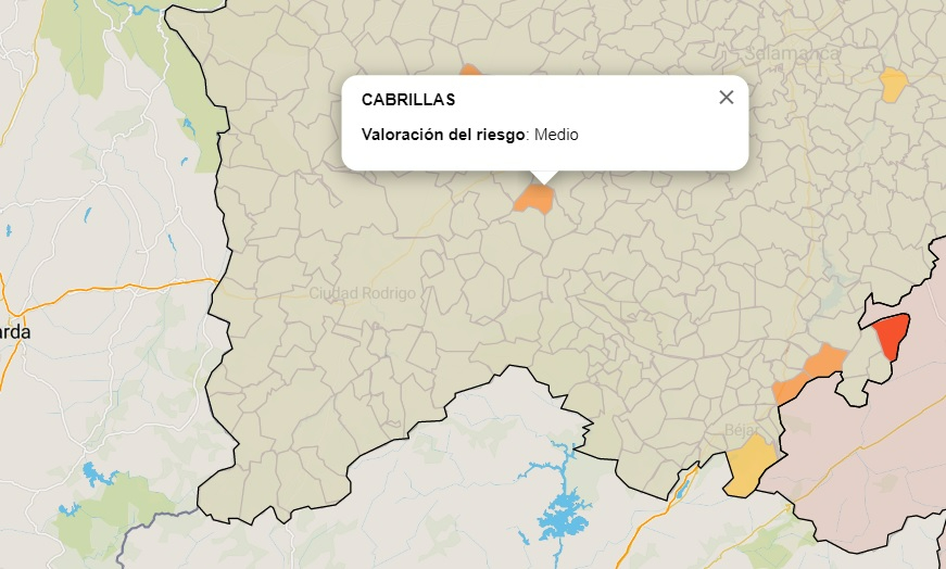 Sólo Cabrillas ha marcado algún caso en las últimas dos semanas