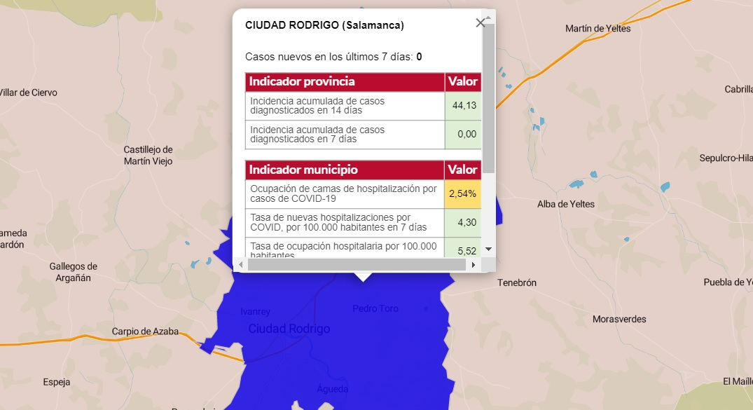 La comarca registra un segundo mínimo consecutivo de positivos desde octubre de 2021