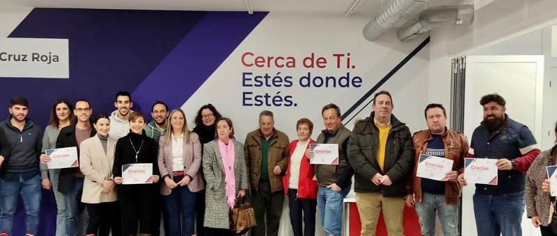 Cruz Roja agradece en un acto el apoyo de los empresarios peñarandinos