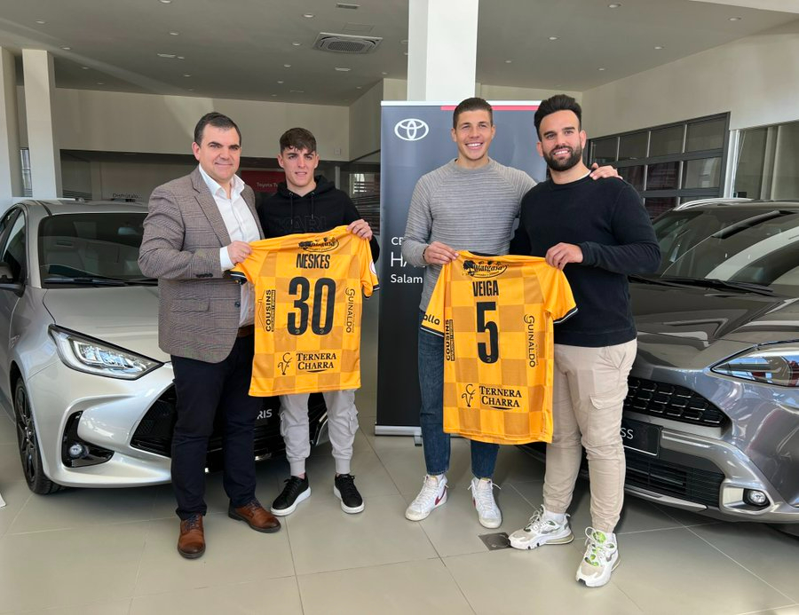 Unai Veiga y Neskes lo tienen claro en su presentación: Unionistas es un sitio de puta madre