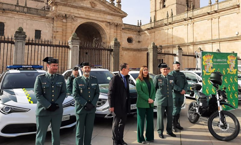 Renovados un tercio de los vehículos de la Guardia Civil en Castilla y León en el último año