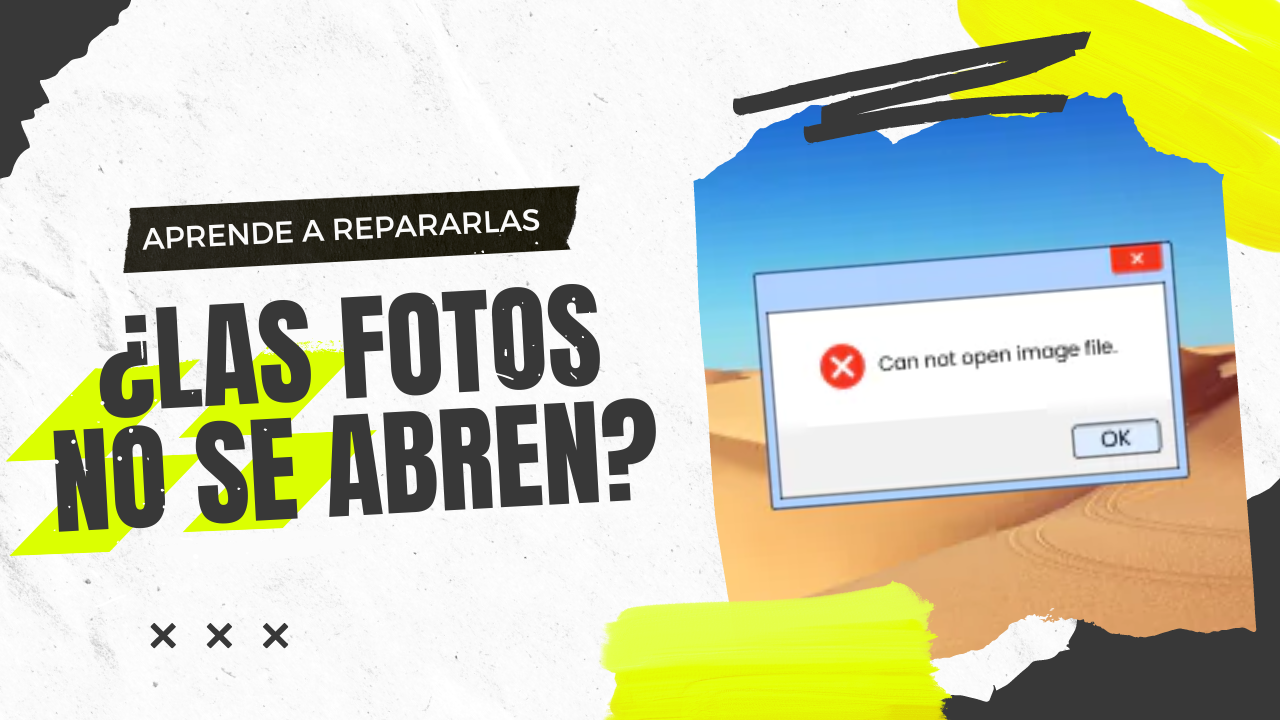 ¿Las fotos no se abren? ¿Cómo repararlas?