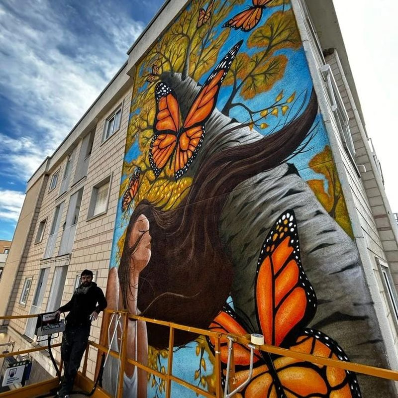 Este mural salmantino, elegido el segundo mejor del mundo en enero