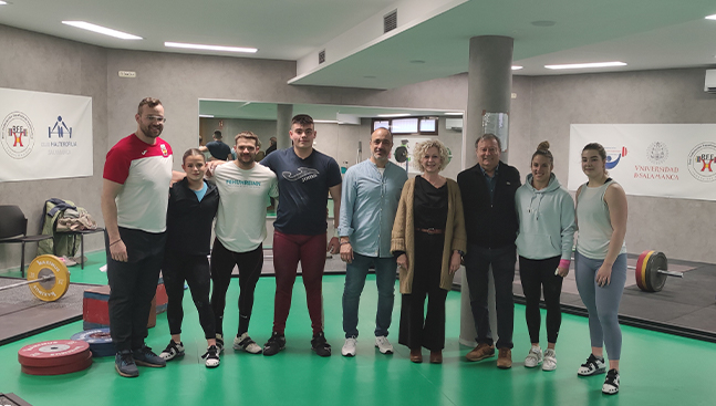 Salamanca, el hogar de levantadores internacionales por una concentración de alto nivel