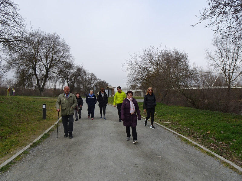 Así han sido los paseos saludables de los mayores de Santa Marta