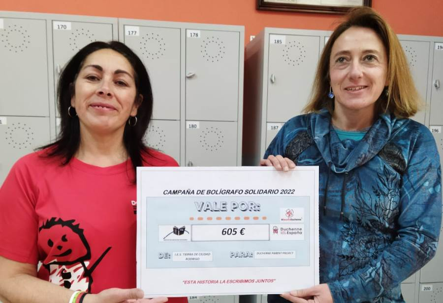 El IES Tierra recauda 605€ para la investigación de la distrofia muscular de Duchenne