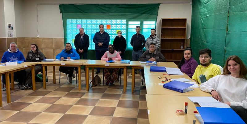 El alcalde da la bienvenida a los alumnos de la Acción de Formación de Empleo ‘Proyecto Filiberto Villalobos II’