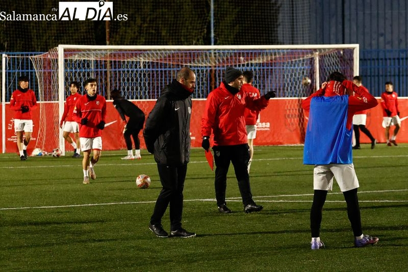El Liga Nacional del Santa Marta, la referencia del fútbol base de Salamanca a los mandos de Alberto Chaquetín y Víctor Sánchez