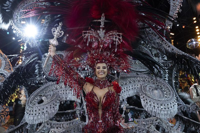 Lola Ortiz (de Supervivientes y Mujeres y Hombres y Viceversa), Reina del Carnaval Studio 54 de Las Palmas de Gran Canaria 2023 