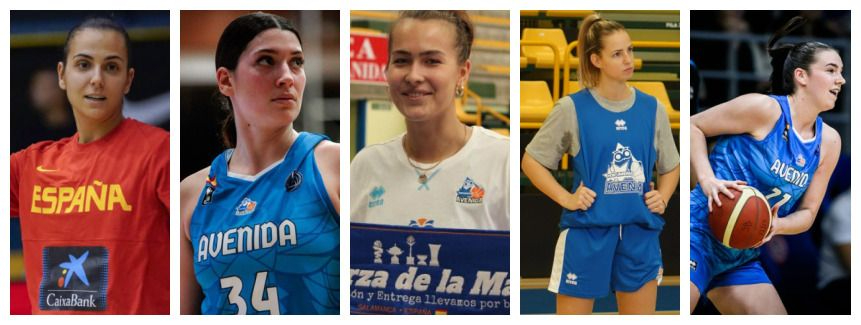 Las cinco jugadoras de Avenida que seguirán compitiendo en el parón de la Liga