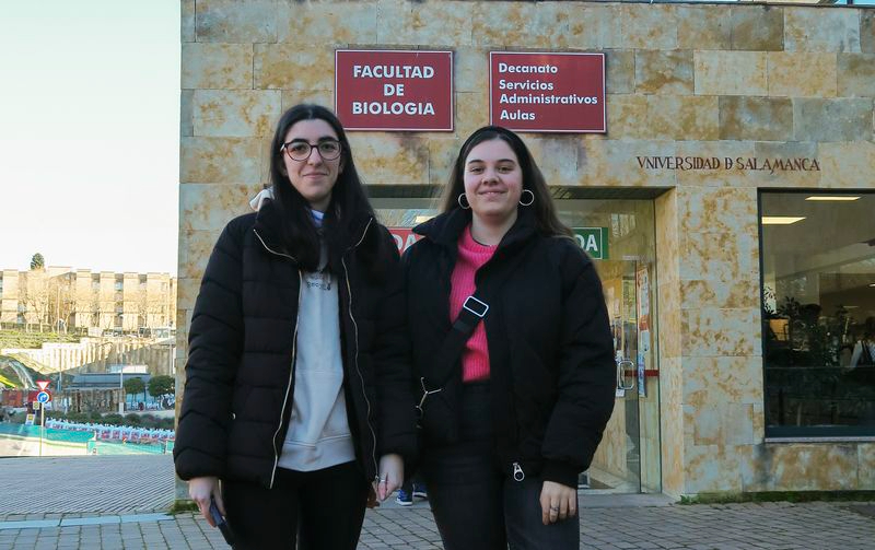 Lucía Crespo y Nayra Sanmacario participan en la XVIII Olimpiada Española de Biología 