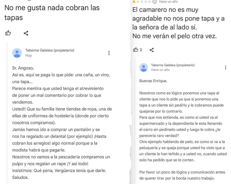 Aquí se paga lo que se pide, la viral respuesta de un hostelero salmantino tras recibir una crítica por cobrar una tapa