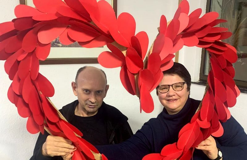 Feliz celebración del Día del amor y la amistad en esta residencia salmantina