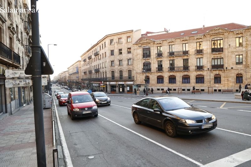 Las calles salmantinas con más accidentes de tráfico