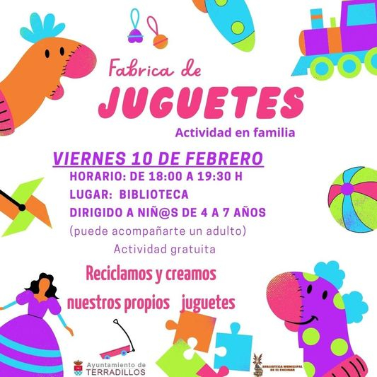 Terradillos crea el taller ‘Fábrica de Juguetes’