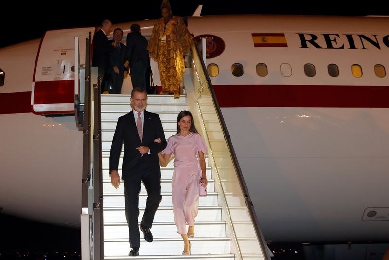 El modelo de seda rosa con el que la Reina Letizia deslumbra en Angola 