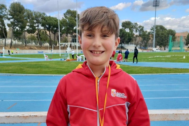 Nicolas Calvo, del Ciudad de Peñaranda, doble bronce en el Nacional de promesas paralímpicas