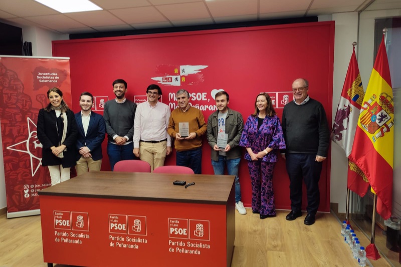 Juventudes Socialistas de Salamanca y Ávila fijan Peñaranda como el espejo en el que mirarse los municipios