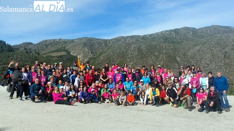El club de senderismo Abadengo recorre Las Pasarelas de Mondego en Guarda