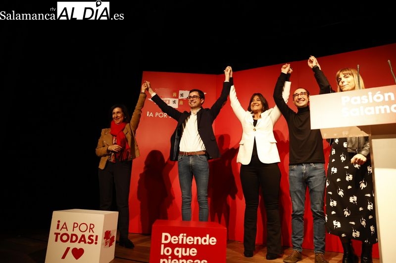 José Luis Mateos presenta su proyecto de gobierno junto a la ministra Margarita Robles