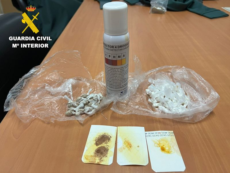 Interceptado en una gasolinera salmantina con hachís, MDA y heroína 