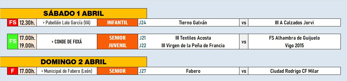 AD | 1-2 ABR | El III Senior recibe al ‘polémico’ Domotec y el Ciudad Rodrigo tendrá un duelo de ‘70 Años’