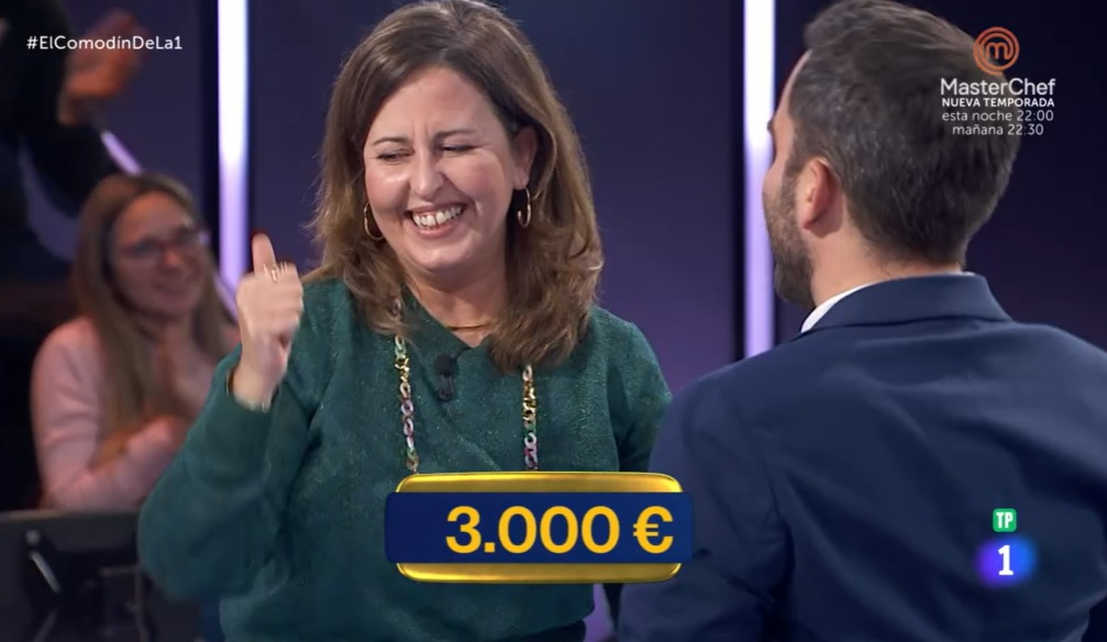 La guinaldesa Elena Gómez gana 3.000€ en ‘El Comodín de La 1’