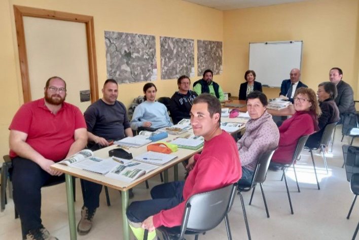 El Gerente de empleo visita y destaca el programa de formación y empleo AFE Cantalapiedra