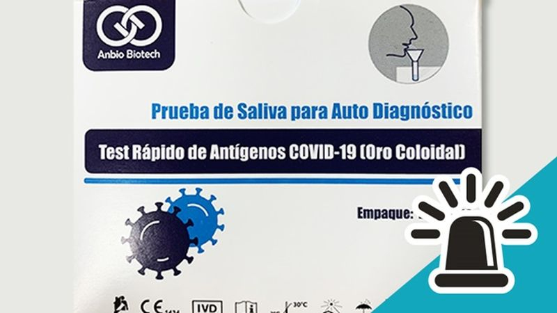 Retiran de la venta un famoso test de antígenos por estar contaminado
