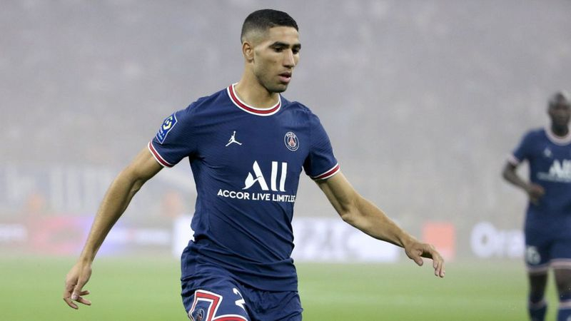 Achraf Hakimi, jugador del PSG, inculpado formalmente por una presunta violación