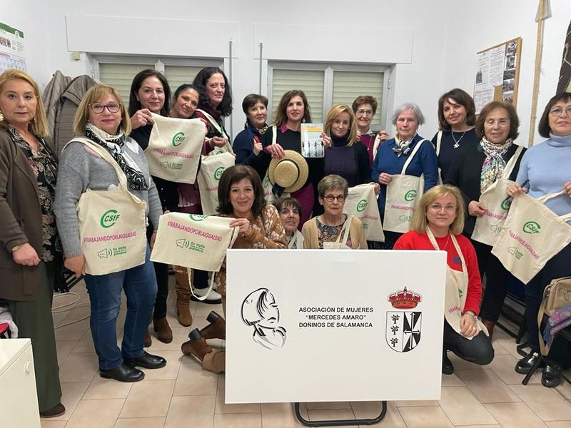 Trabajando por la igualdad, campaña de CSIF con diferentes colectivos salmantinos