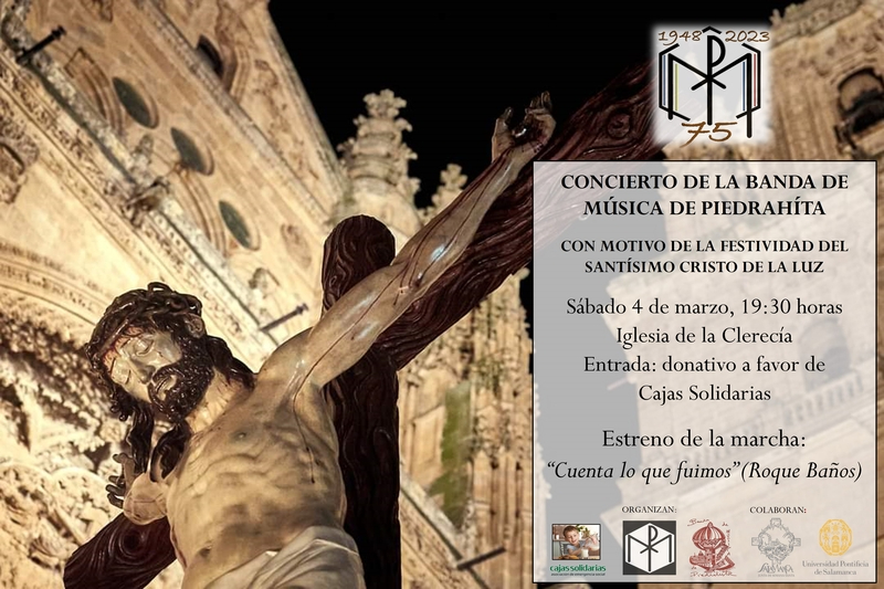 Festividad del Santísimo Cristo de la Luz con un concierto de la Banda de Música de Piedrahita