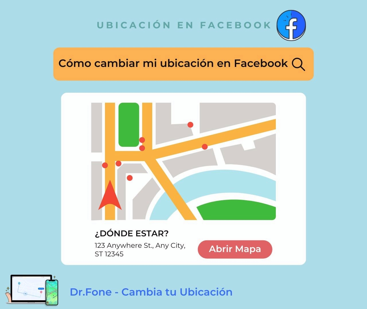 ¿Cómo cambiar la ubicación en Facebook?