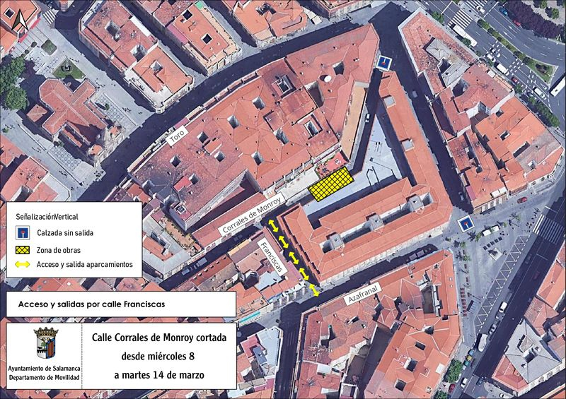 Aviso para los conductores que circulen este miércoles por Salamanca