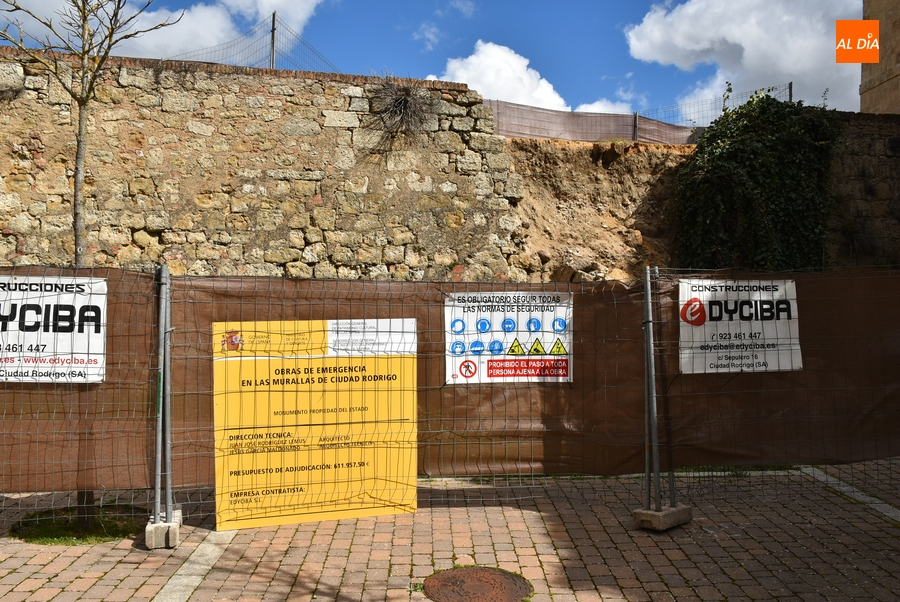 Adjudicadas a una empresa mirobrigense las obras de emergencia en la muralla