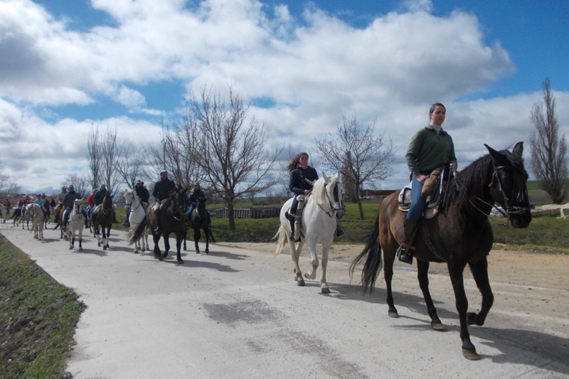 Poveda de las Cintas organiza una llamativa Romería Flamenca 