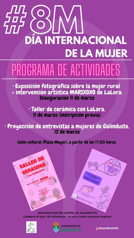 Galinduste celebra el Día de la Mujer con diferentes actividades
