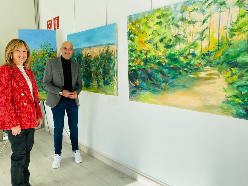  El paisaje salmantino protagoniza la exposición de Laly Molina en Santa Marta