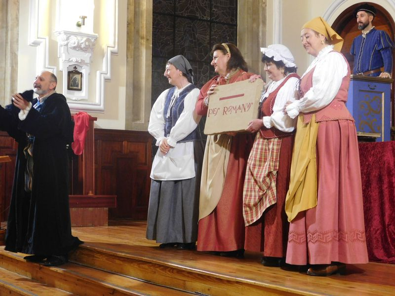 Buscando a Nebrija, el espectacular montaje que se tuvo lugar en la parroquia salmantina de El Milagro de San José